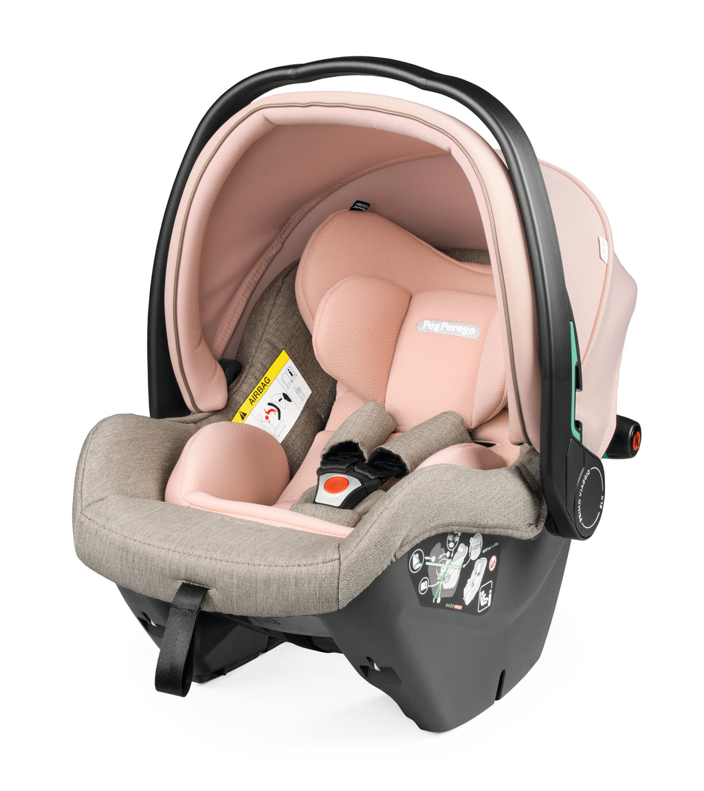 Carucior 3 in 1 Peg Perego Book, SLK, 0 - 22 kg, Mon Amour, Bej / Roz