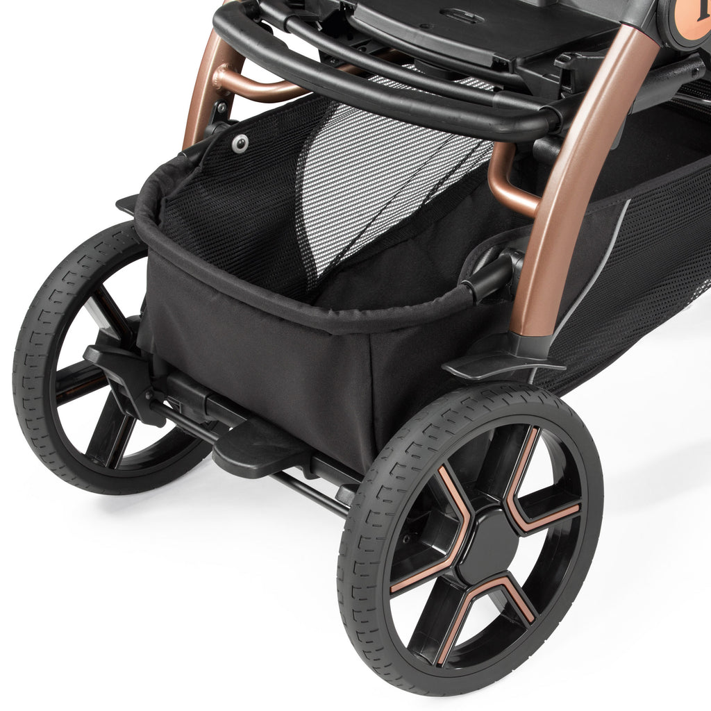 Carucior 3 in 1 Peg Perego Book, SLK, 0 - 22 kg, Mon Amour, Bej / Roz