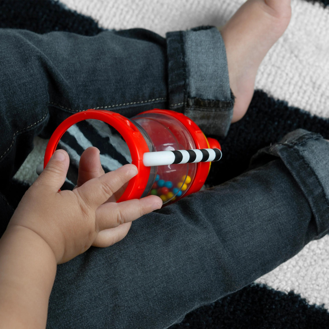 Baby Einstein - Jucarie zornaitoare, "Cals Sensory Shake-up", fara BPA
