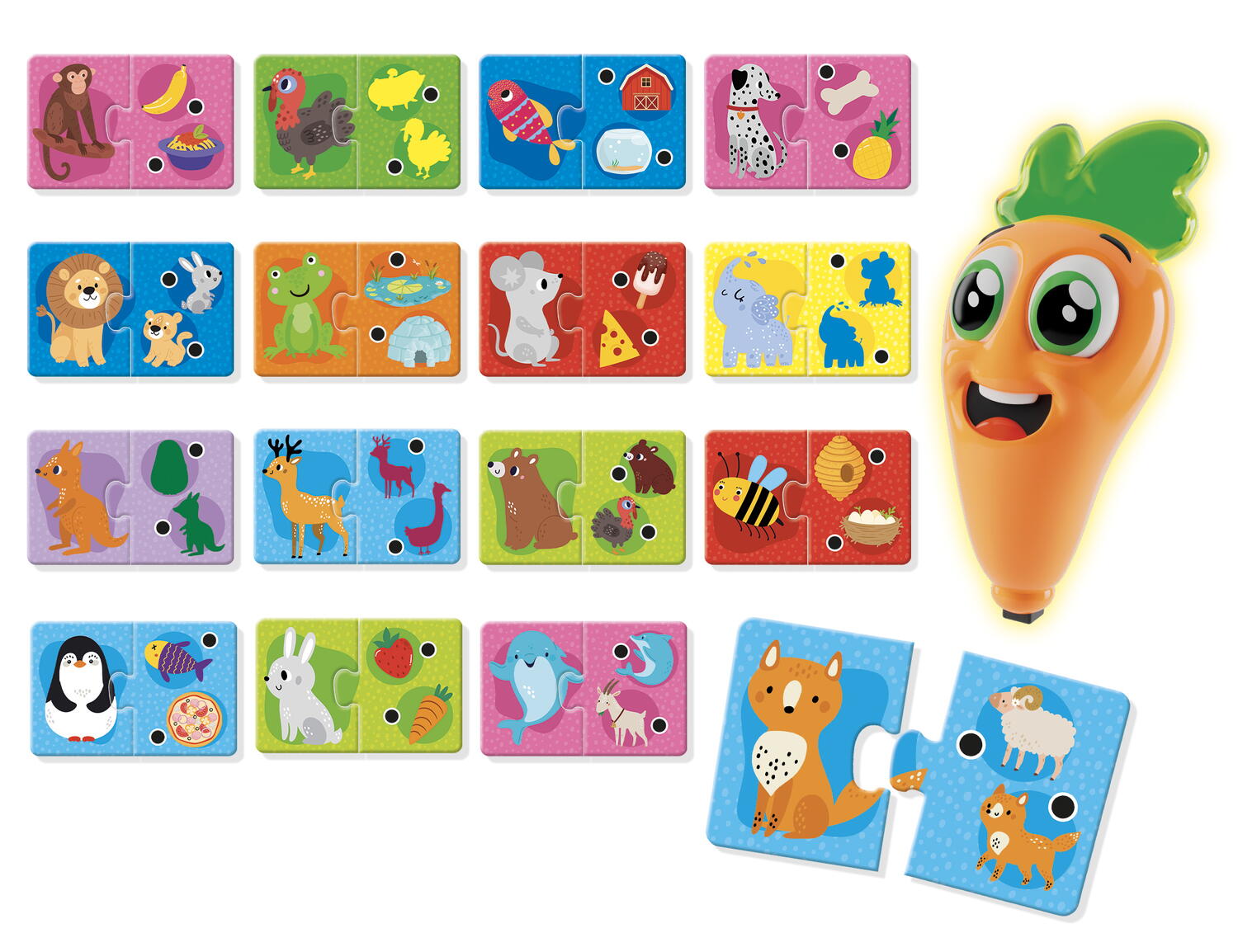 Set cu pix interactiv - Invat animalutele