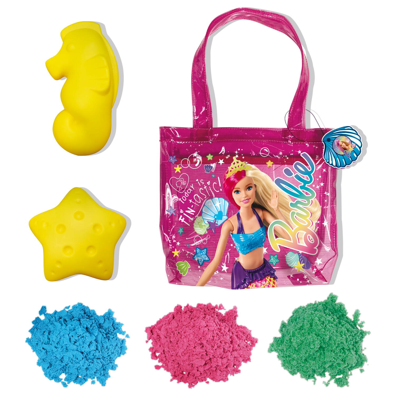 Gentuta de plaja cu nisip senzorial - Barbie
