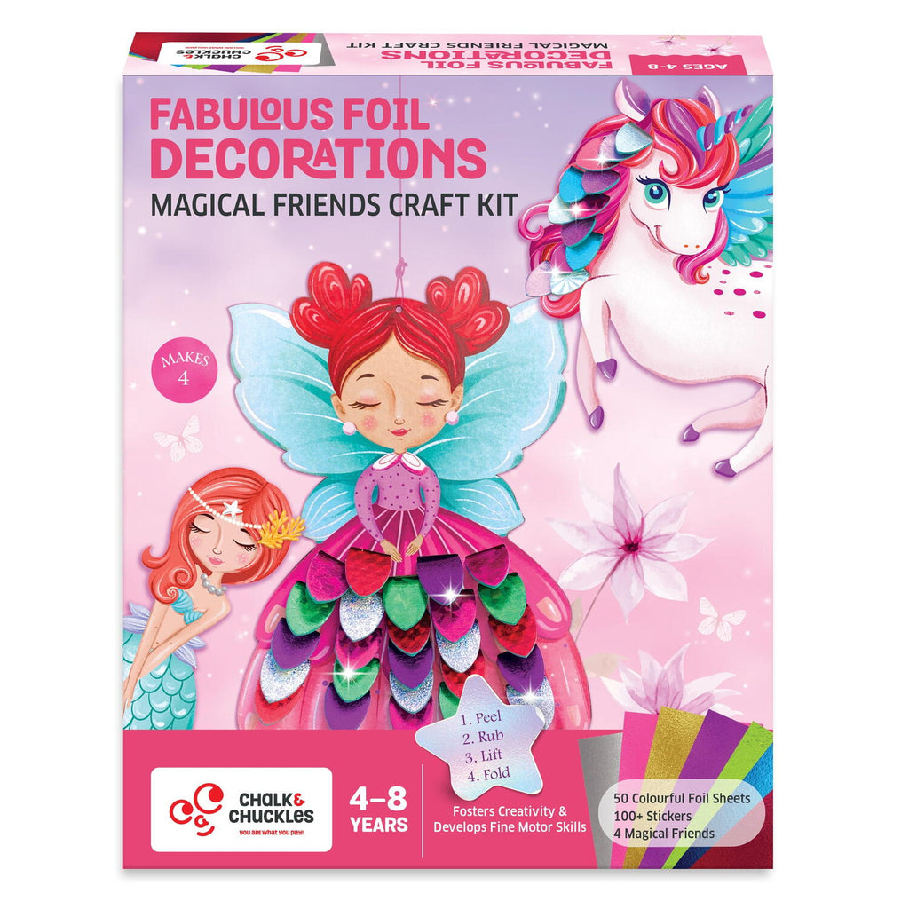Decoratiuni cu folii de transfer - Prieteni magici