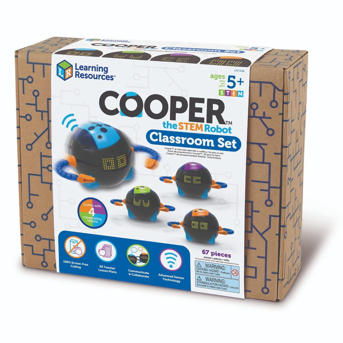 Setul clasei - Robotei STEM - Cooper™