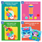 Set creativ cu pompoane - Imbraca animalutele