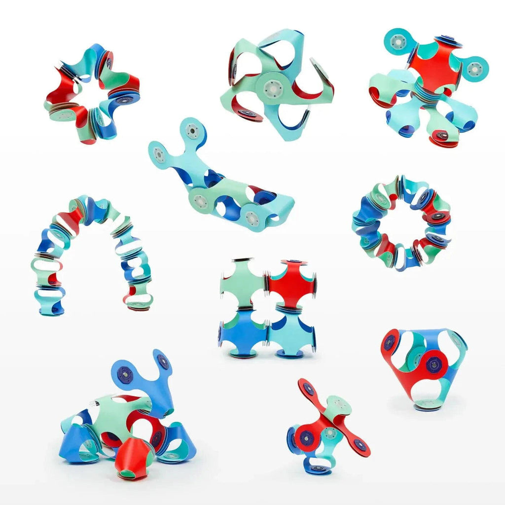 Clixo® joc magnetic de construit - Tiny & Mighty - Ocean (9 piese)