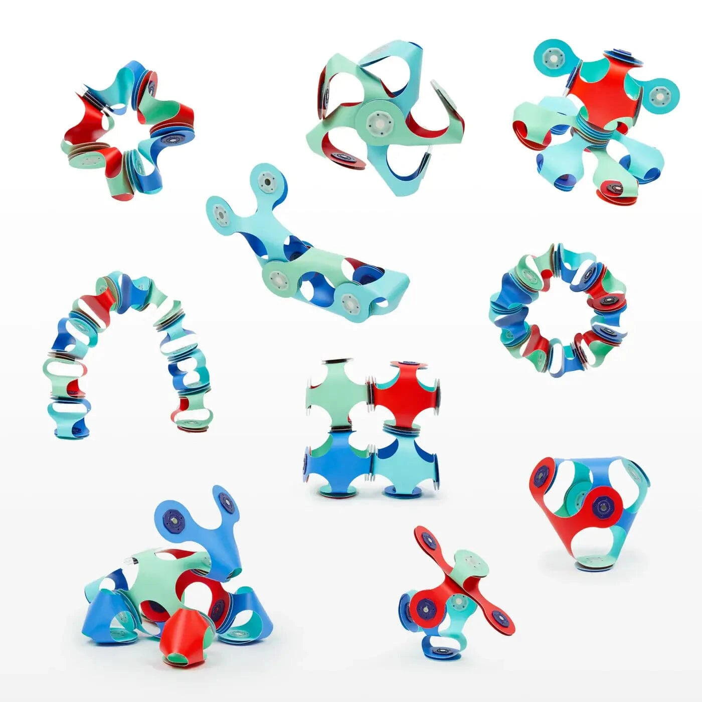 Clixo® joc magnetic de construit - Tiny & Mighty - Ocean (9 piese)