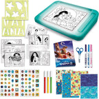 LISCIANI Tablita de desen cu lumini Vaiana 2 din plastic, 5 ani+, cu sabloane si accesorii creative