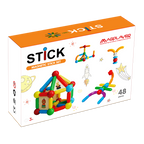 Set de constructie magnetic - STICK (48 piese)