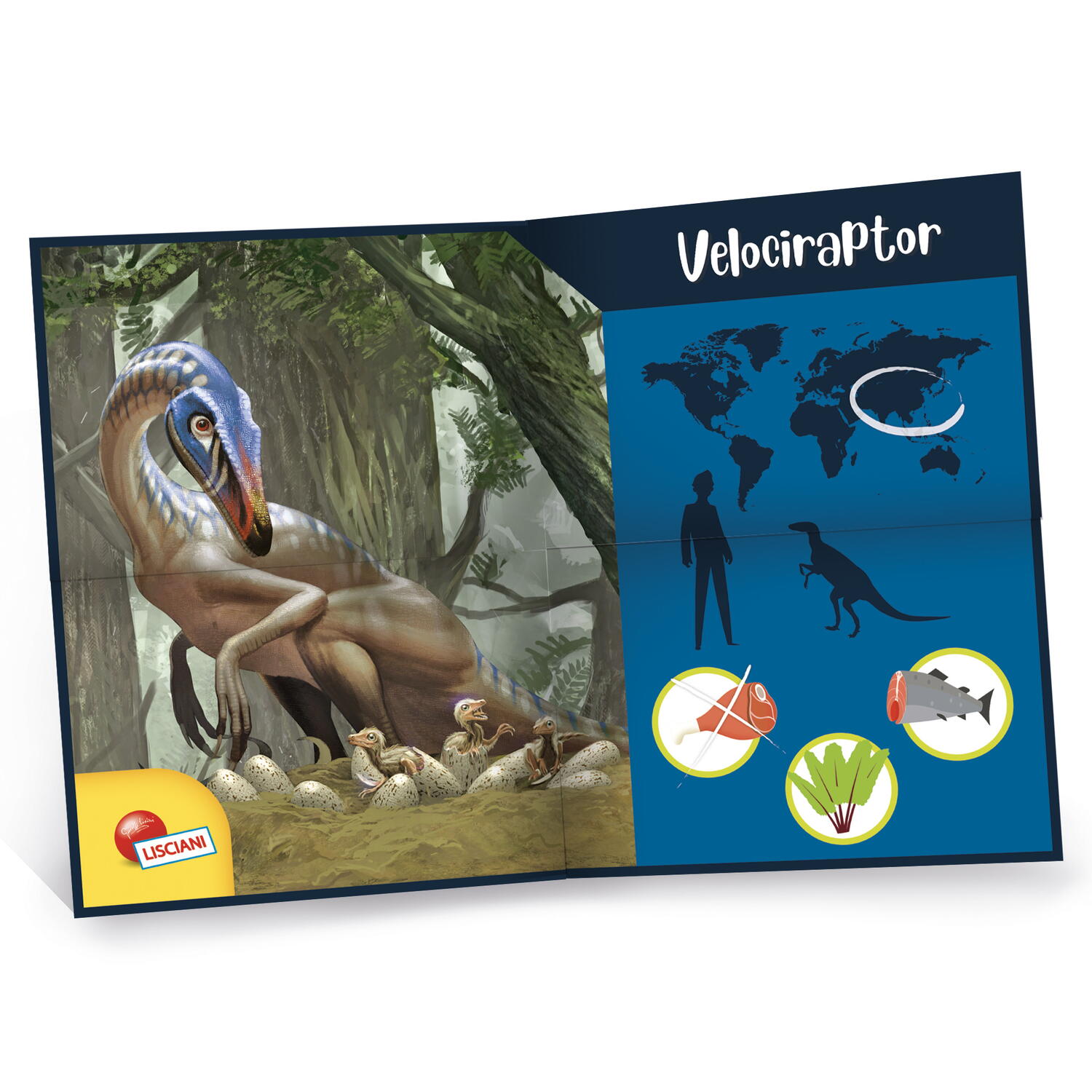 Experimentele micului geniu - Kit paleontologie Velociraptor