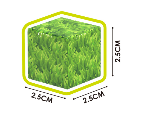 Cuburi magnetice - In natura 104 piese (2.5 cm)
