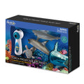 Set proiector tip lanterna & 3 figurine - Animalute marine