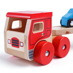 Camion cu platforma pentru masinute