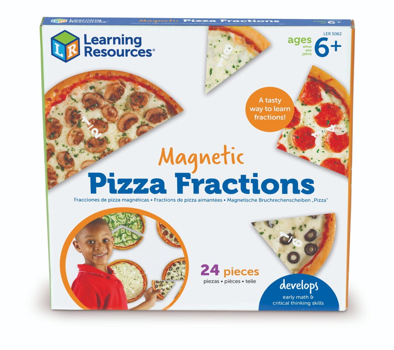 Pizza fractiilor cu magneti