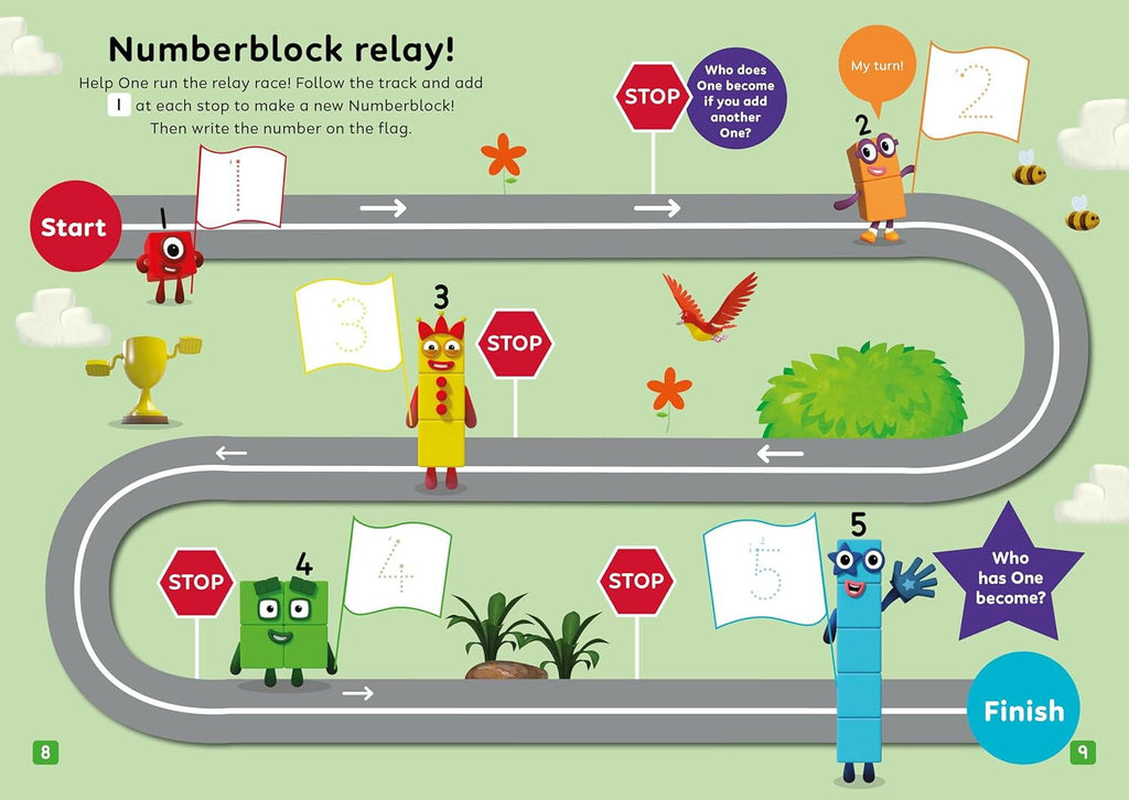 Carte cu activitati Numberblocks - Jocuri & puzzle-uri