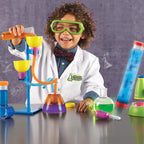 Set de stiinta primar Deluxe cu microscop