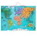 Harta mare a lumii - puzzle magnetic (lb.romana)