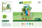 Cuburi magnetice - In natura 64 piese (2.5 cm)