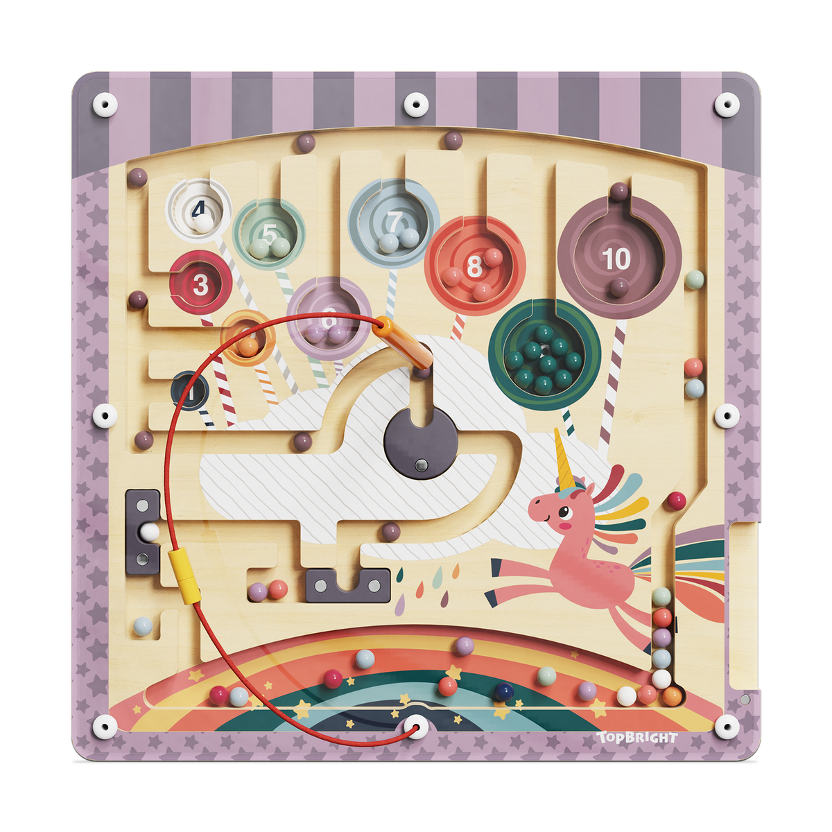 Puzzle labirint - Cursa unicornului fantastic