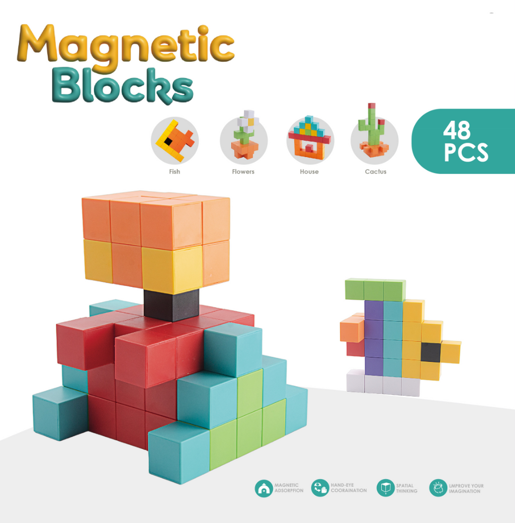 Joc de logica STEM magnetic - Modele 3D