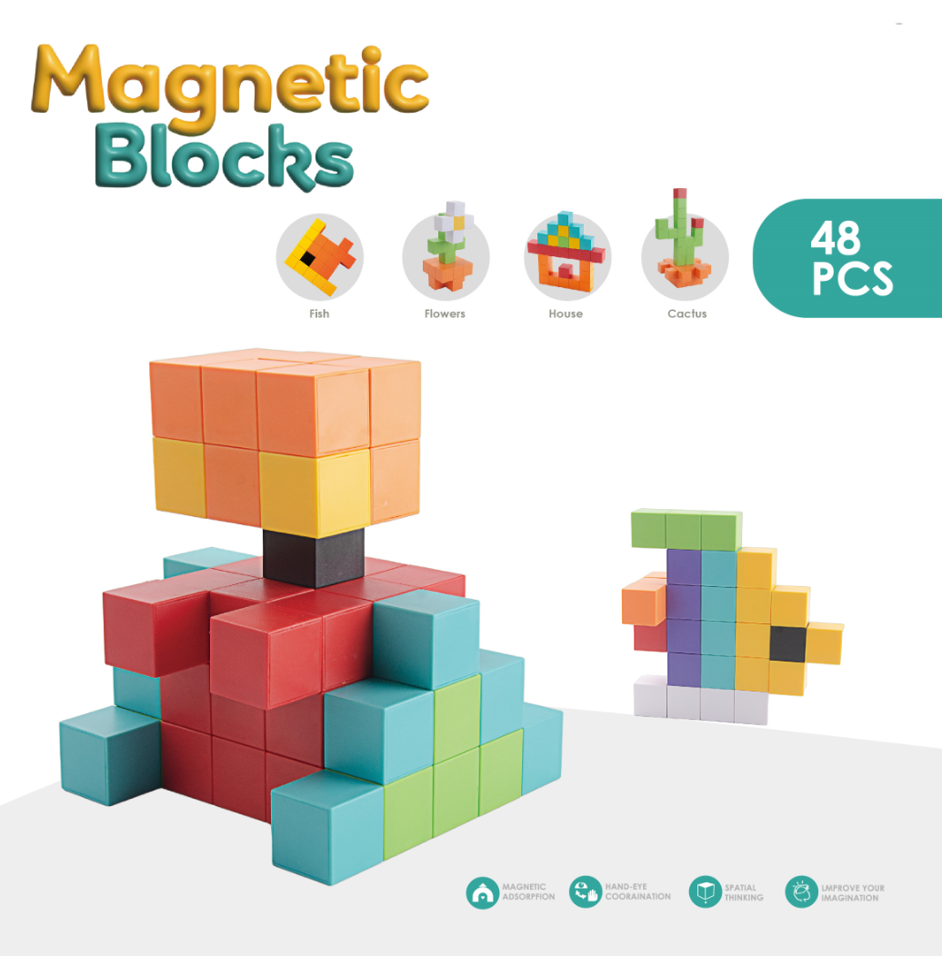 Joc de logica STEM magnetic - Modele 3D