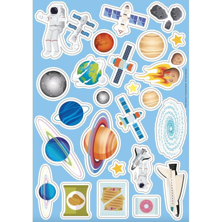 Primul set de arta & lucru manual - Spatiu cosmic