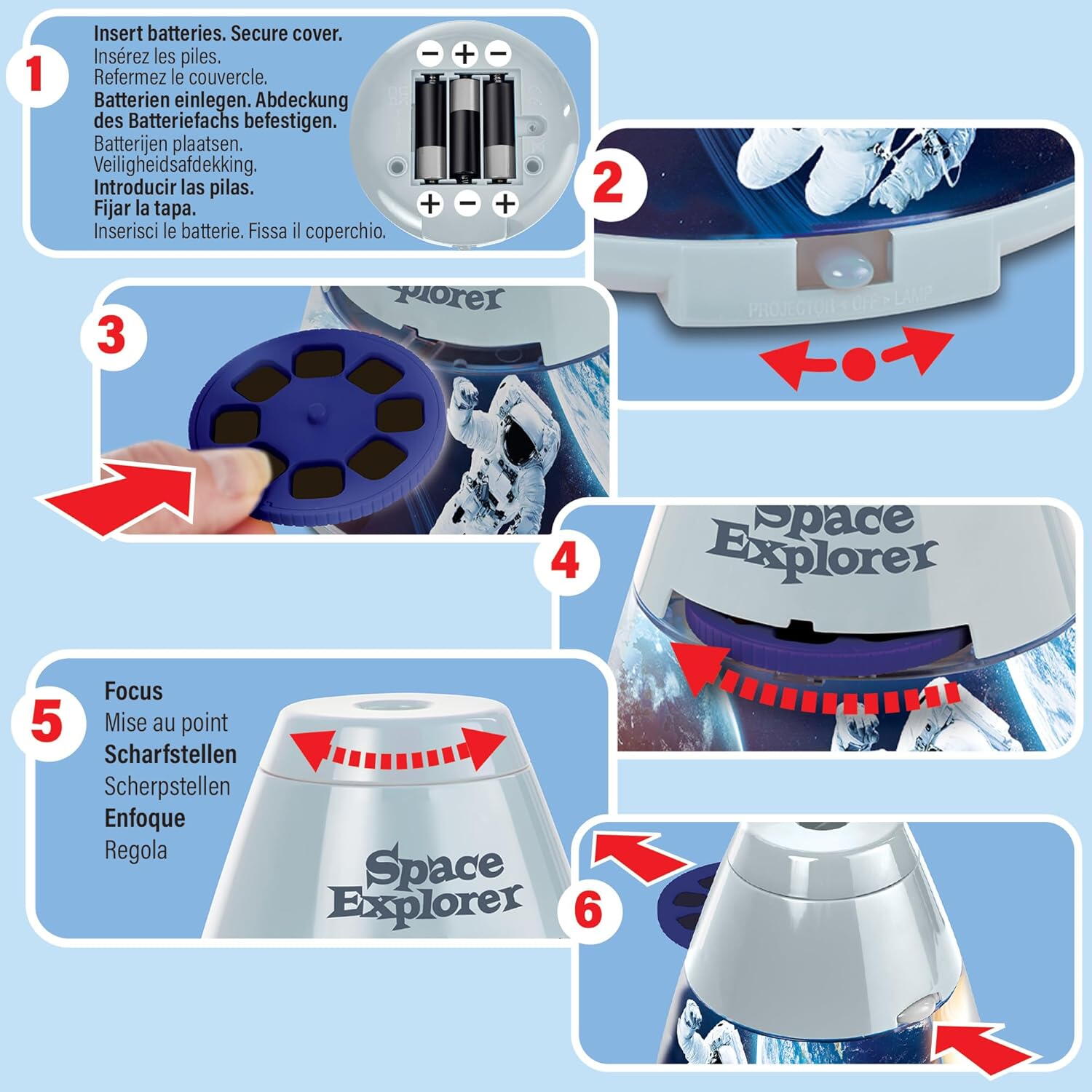 Proiector spatiul cosmic