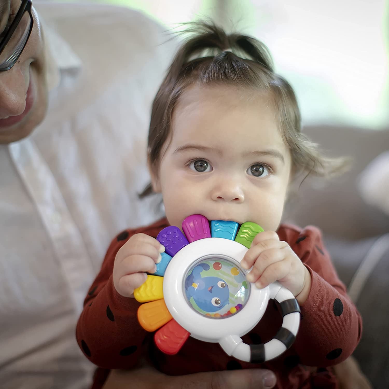 Baby Einstein - Jucarie multisenzoriala de dentitie Caracatita vesela