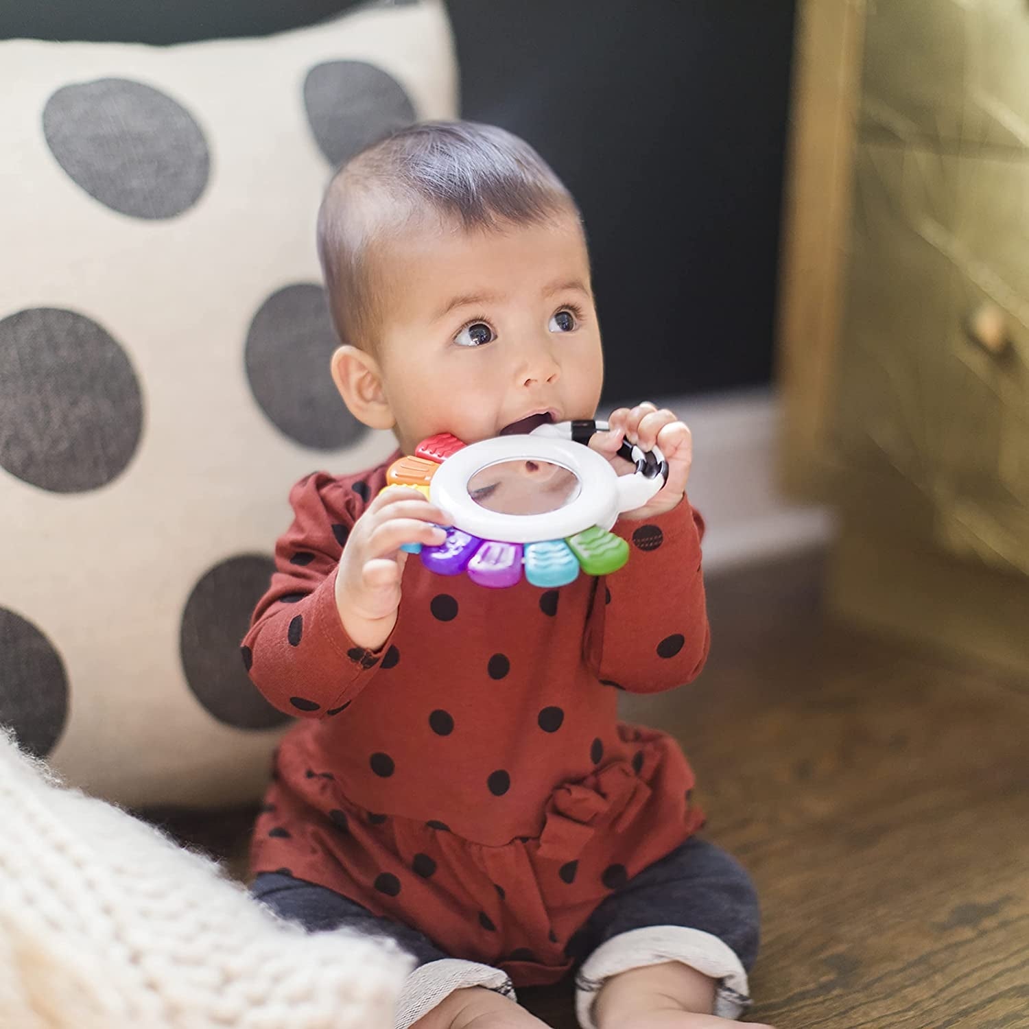 Baby Einstein - Jucarie multisenzoriala de dentitie Caracatita vesela