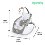 Ingenuity - Balansoar 2 in 1 Bella Teddy