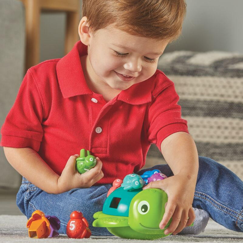 Learning Resources Set sortat si numarat Broscuta testoasa Seymour 18 luni+ plastic reciclabil
