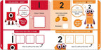 Carticica Scriu si sterg Numberblocks 1-10