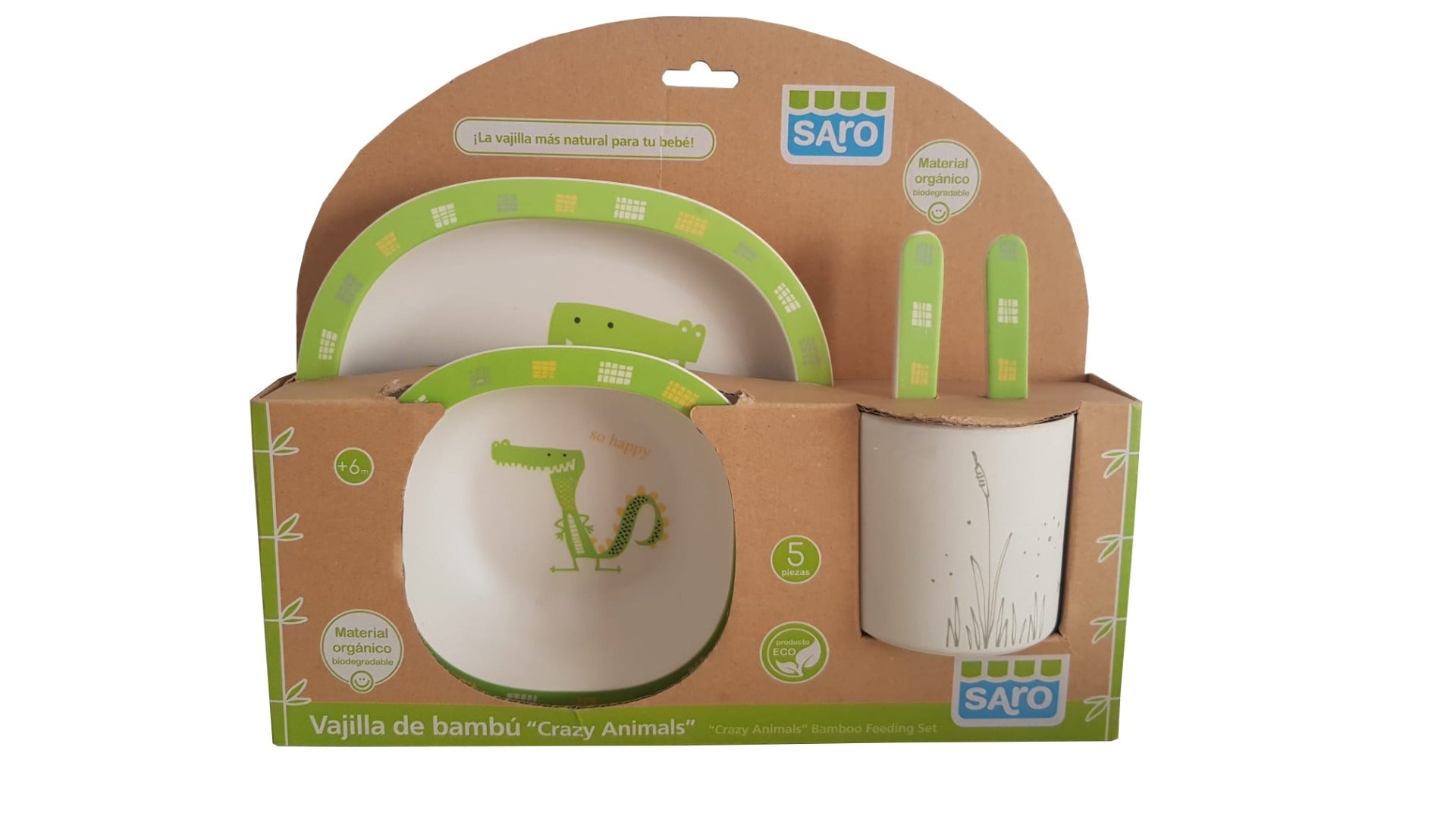 Crazy Animals Crocodile Feeding Set 5 pieces