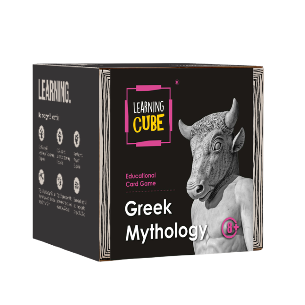 K-TOYZ Joc cultura generala Learning Cube Mitologia Greaca 5 ani+ 64 carduri hartie limba engleza