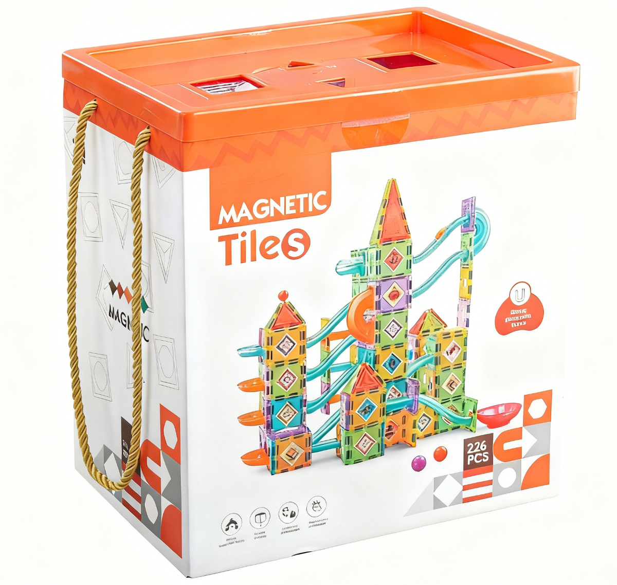 Labirintul meu magnetic - 226 piese (5.5 cm)