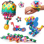 Clixo® joc magnetic de construit - Distractie in familie (150 piese)
