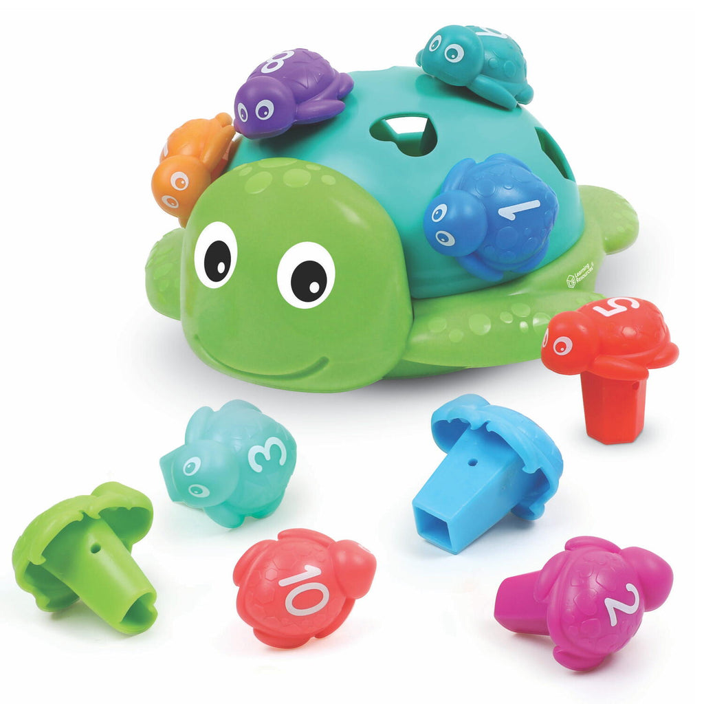 Learning Resources Set sortat si numarat Broscuta testoasa Seymour 18 luni+ plastic reciclabil