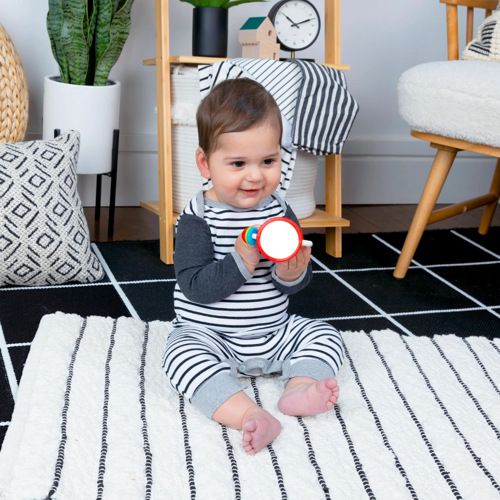 Baby Einstein - Jucarie zornaitoare, "Cals Sensory Shake-up", fara BPA