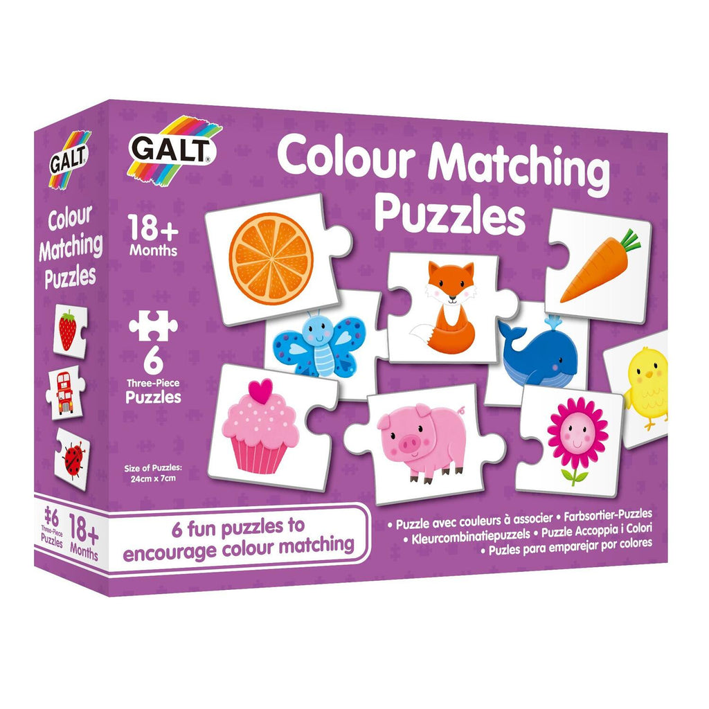 Set de 6 puzzle-uri - Lumea culorilor