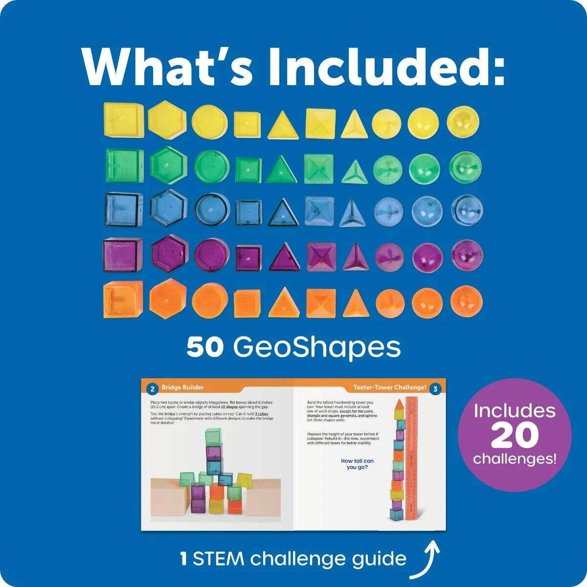 Set STEM Explorers™ - Provocari cu corpuri geometrice