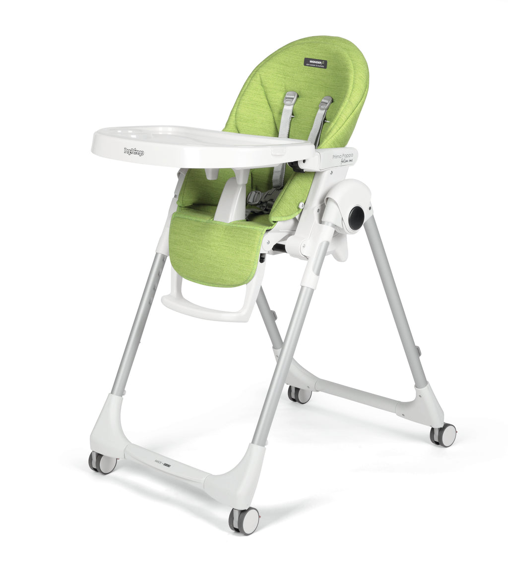 Scaun de masa Prima Pappa Zero, Peg Perego, Follow me WonderGreen