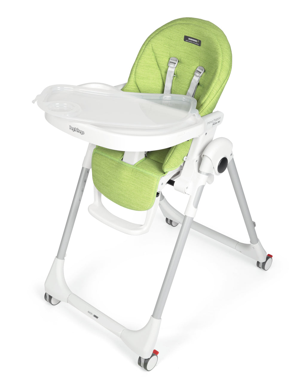 Scaun de masa Prima Pappa Zero, Peg Perego, Follow me WonderGreen