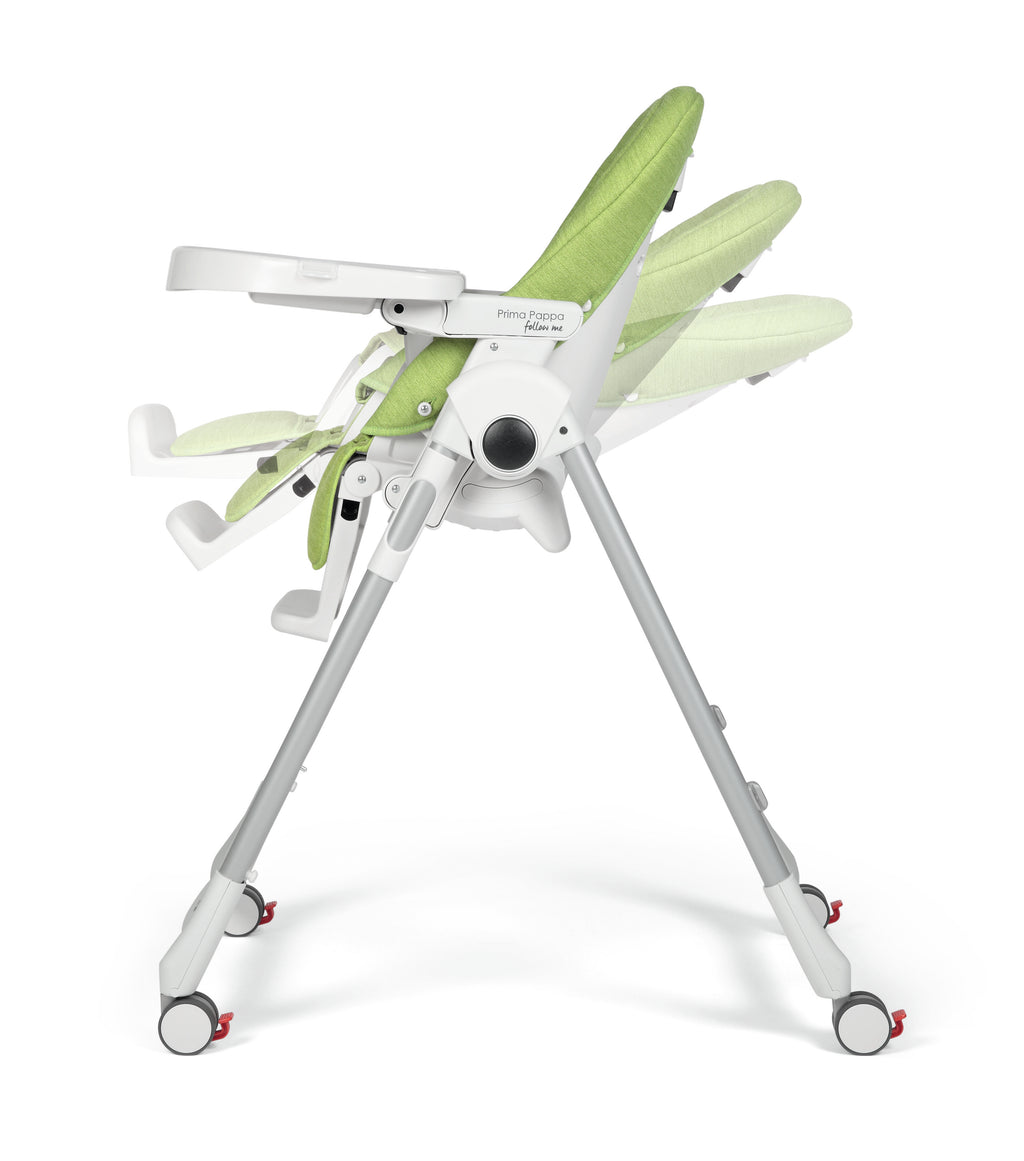 Scaun de masa Prima Pappa Zero, Peg Perego, Follow me WonderGreen