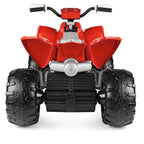 ATV Peg Perego Polaris Outlaw 330 W, 12V, 3 ani+, Negru / Rosu