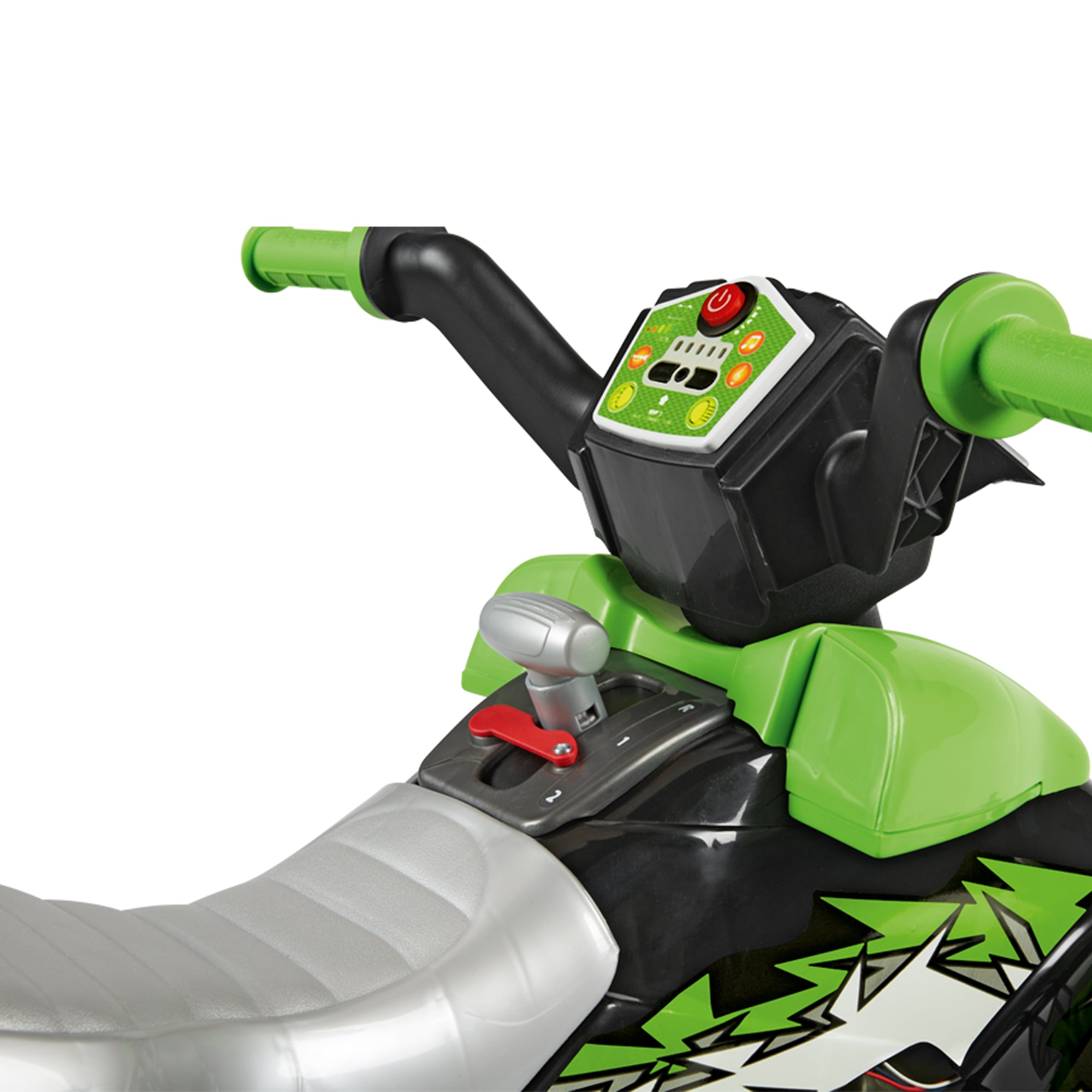 ATV Peg Perego Corral T-Rex, 330W, 12V, 3 ani +, Verde/ Negru