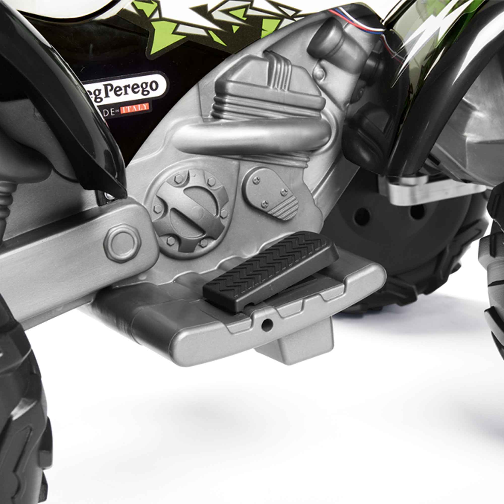 ATV Peg Perego Corral T-Rex, 330W, 12V, 3 ani +, Verde/ Negru