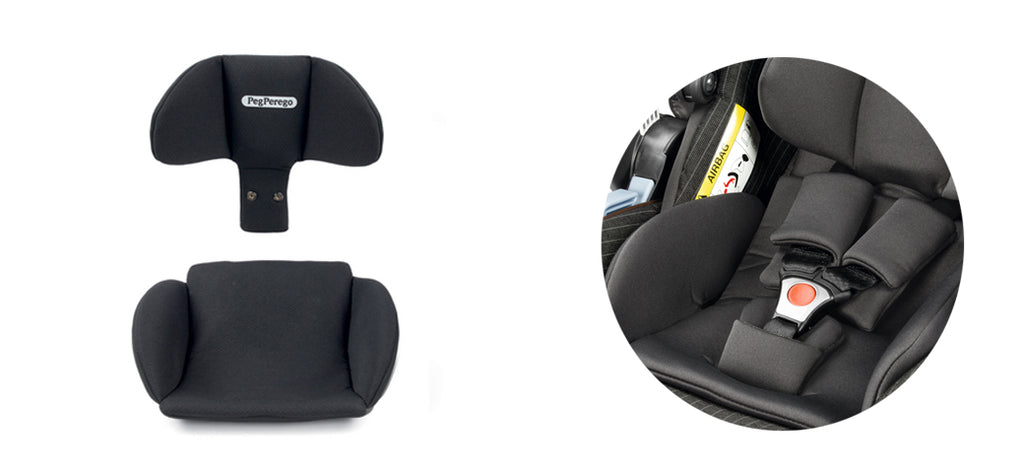 Scaun Auto Peg Perego, Primoviaggio Lounge 500, 40 - 87 cm, 0-13 kg, Negru/Gri
