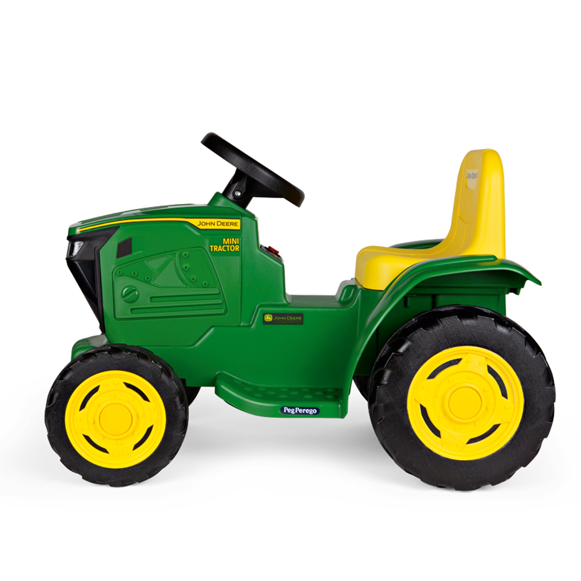 Tractor electric Peg Perego Mini JD John Deere, 6V, 12luni +, Verde / Galben