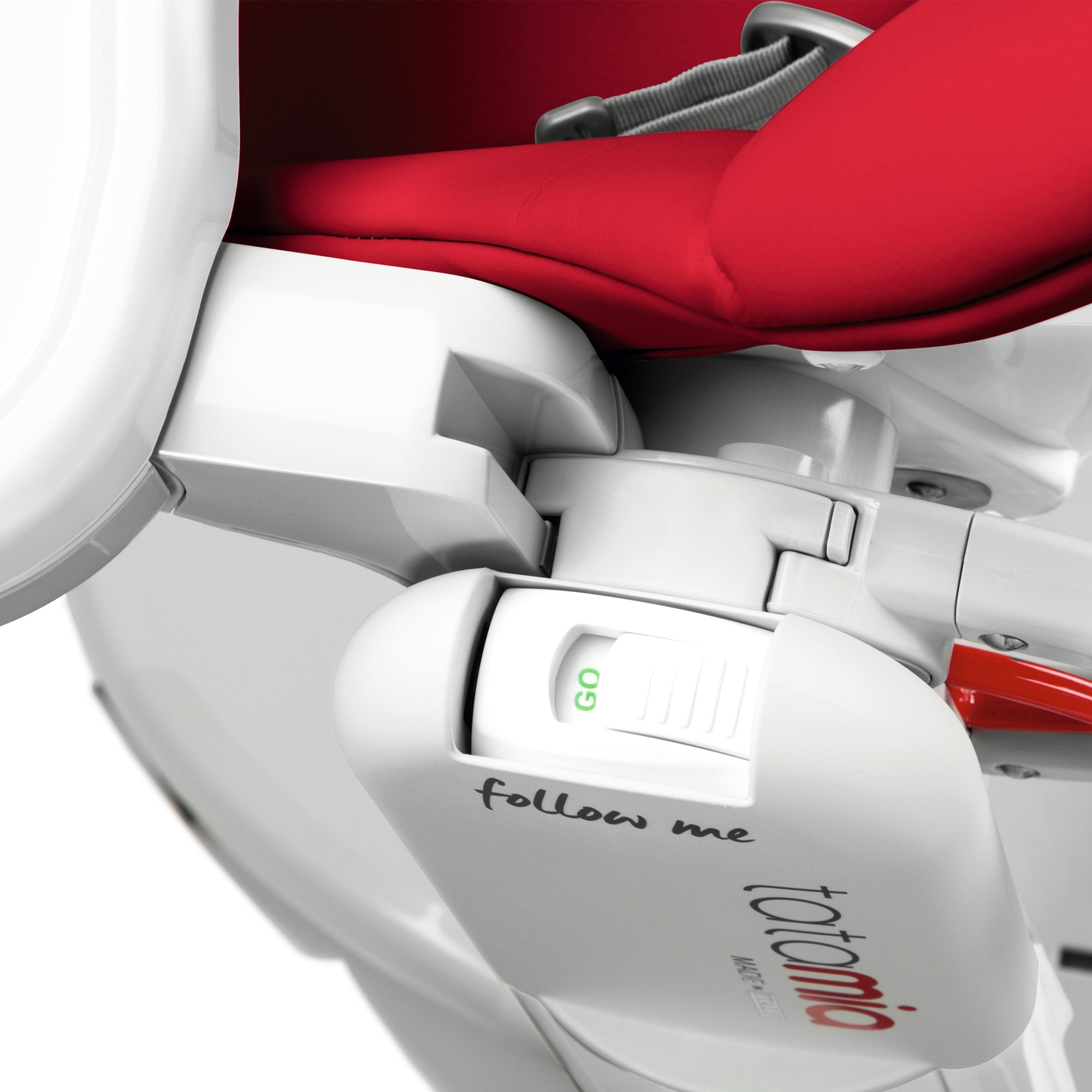 Scaun de masa 3 in 1 Peg Perego Tatamia Follow Me, 0-15 Kg, Fragola, Visiniu