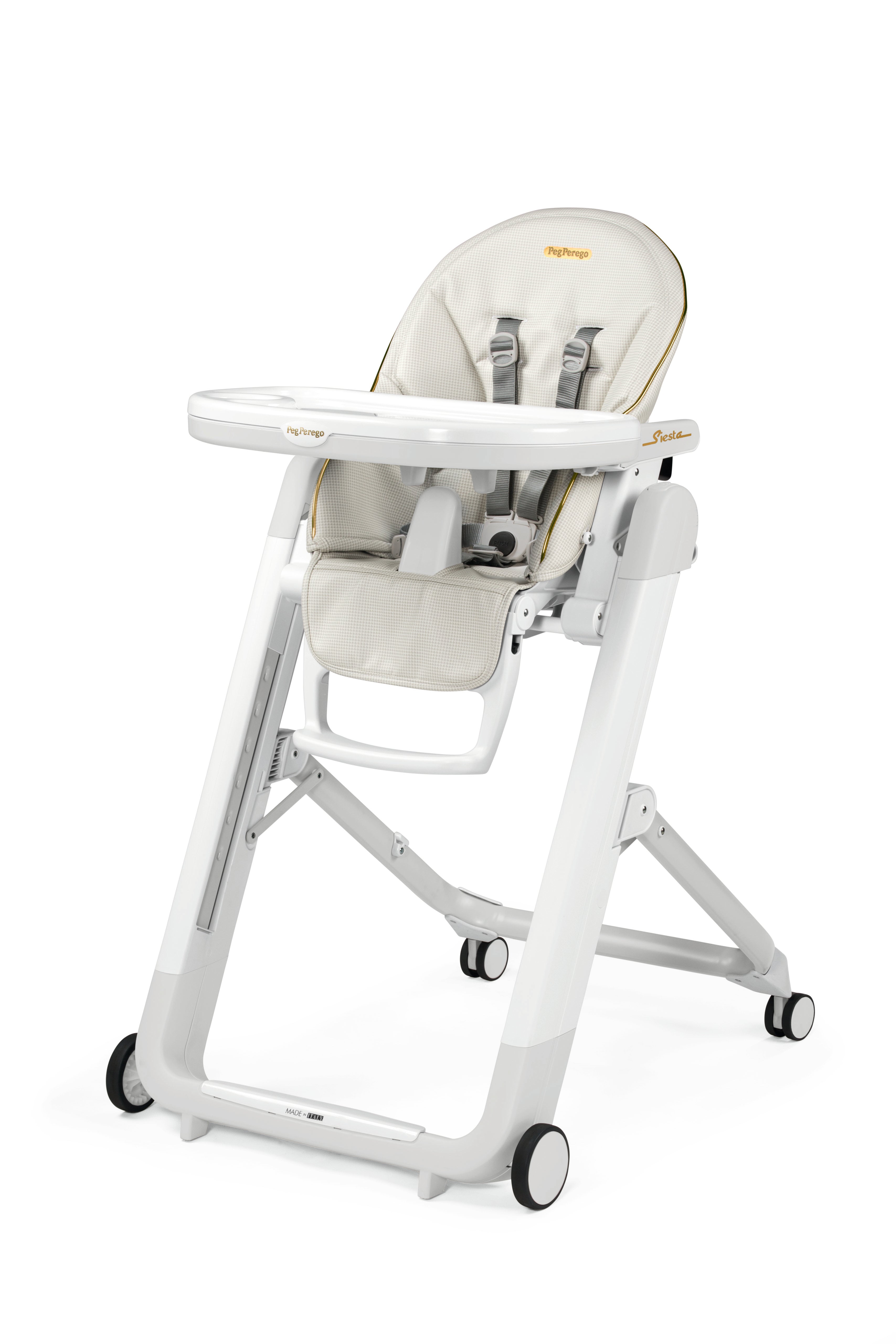Scaun de masa 2in1 Peg Perego Siesta Follow Me, 0-15 Kg, Lucent