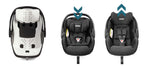 Scaun Auto, Peg Perego, i-size Primoviaggio SLK, 0-13 kg, 500, Graphic Gold, Alb/Negru